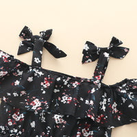 Load image into Gallery viewer, Floral Print Off Shoulder Dress For Girls Wholesale 95112772
