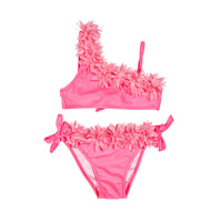 Load image into Gallery viewer, Girl Flower Decor Bathing Suits Wholesale 22052467

