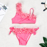 Load image into Gallery viewer, Girl Flower Decor Bathing Suits Wholesale 22052467
