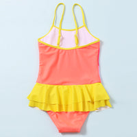 Load image into Gallery viewer, Girl Unicorn Peplum One Piece Swimwear Wholesale 25652434
