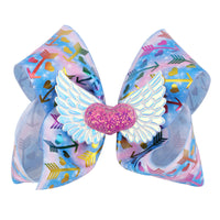 Load image into Gallery viewer, Girl Wings Love Heart Bow Hairpin Wholesale 94163236
