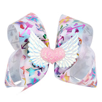 Load image into Gallery viewer, Girl Wings Love Heart Bow Hairpin Wholesale 94163236

