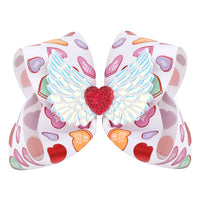 Load image into Gallery viewer, Girl Wings Love Heart Bow Hairpin Wholesale 94163236
