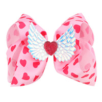 Load image into Gallery viewer, Girl Wings Love Heart Bow Hairpin Wholesale 94163236

