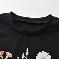 Load image into Gallery viewer, Baby Kid Girls Letters Flower Print Swearshirts Wholesale 91556581

