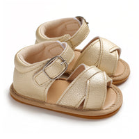 Load image into Gallery viewer, Infant Baby Girl PU Prewalker Sandals Wholesale 47301994
