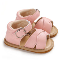 Load image into Gallery viewer, Infant Baby Girl PU Prewalker Sandals Wholesale 47301994
