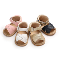 Load image into Gallery viewer, Infant Baby Girl PU Prewalker Sandals Wholesale 47301994
