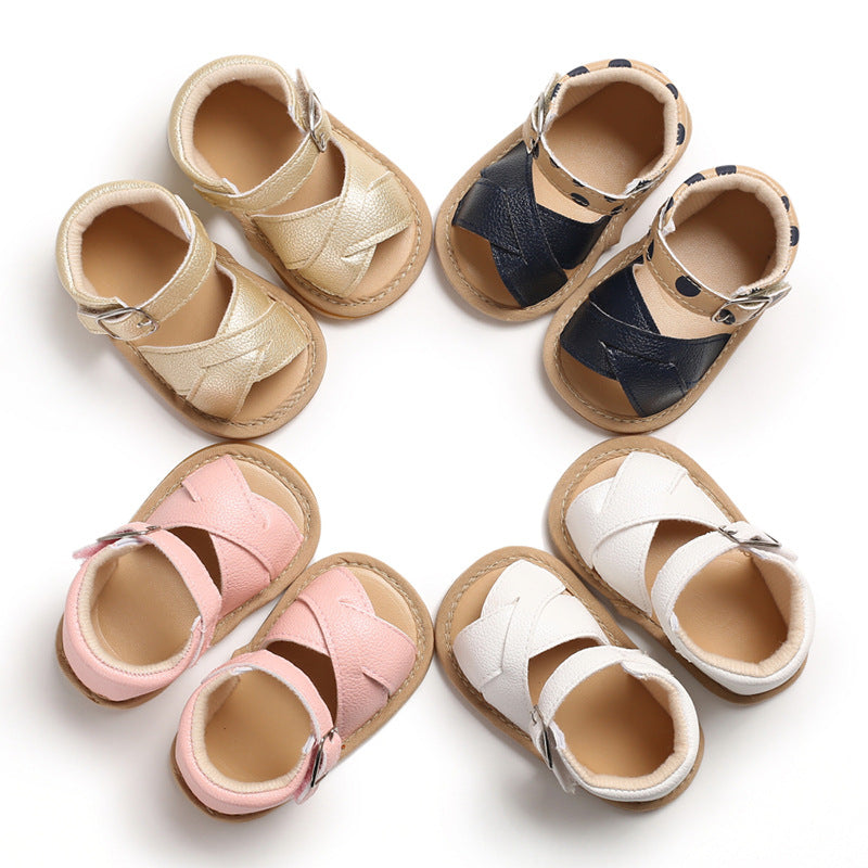 Infant Baby Girl PU Prewalker Sandals Wholesale 47301994