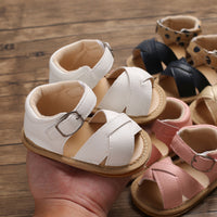 Load image into Gallery viewer, Infant Baby Girl PU Prewalker Sandals Wholesale 47301994
