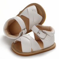Load image into Gallery viewer, Infant Baby Girl PU Prewalker Sandals Wholesale 47301994
