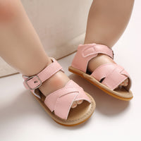 Load image into Gallery viewer, Infant Baby Girl PU Prewalker Sandals Wholesale 47301994
