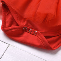 Load image into Gallery viewer, Infant Girl Party Halter Neck Mesh Bodysuit Wholesale 60684781
