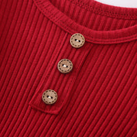 Load image into Gallery viewer, Infant Girl Rib Knit Patchwork Mesh Bodysuit Dress Wholesale 62946896
