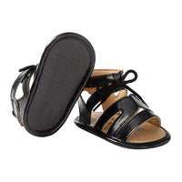 Load image into Gallery viewer, Infant Girl Solid Color Roman PU Prewalking Sandals Wholesale 97471893
