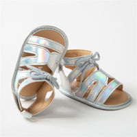 Load image into Gallery viewer, Infant Girl Solid Color Roman PU Prewalking Sandals Wholesale 97471893
