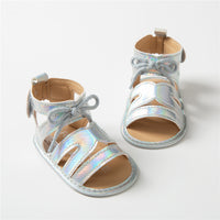 Load image into Gallery viewer, Infant Girl Solid Color Roman PU Prewalking Sandals Wholesale 97471893
