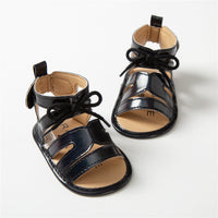Load image into Gallery viewer, Infant Girl Solid Color Roman PU Prewalking Sandals Wholesale 97471893
