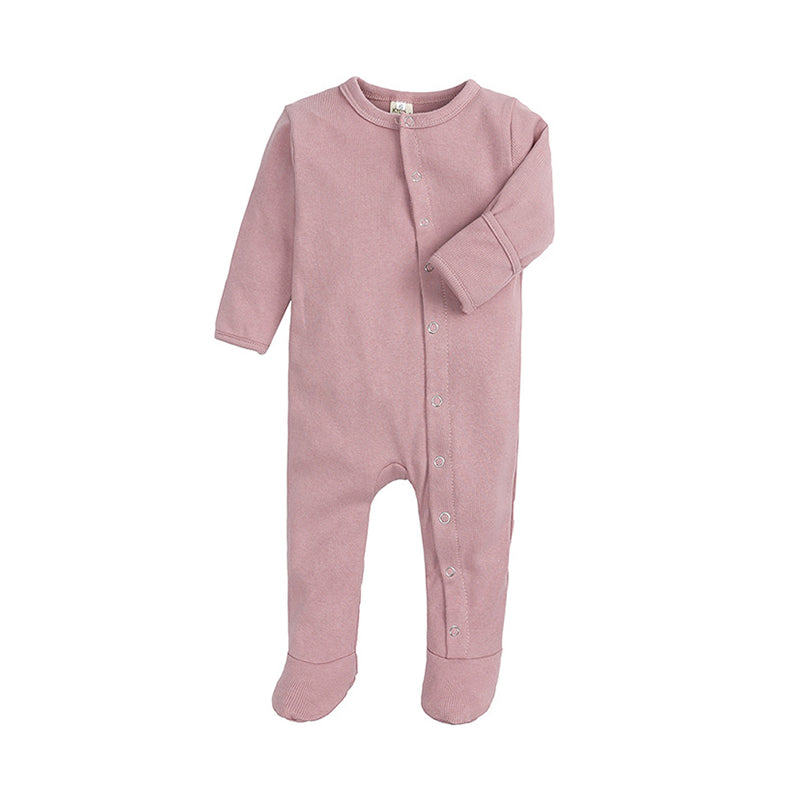Infant Plain Footed Jumpsuit Wholesale 41106140