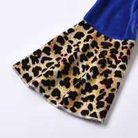 Load image into Gallery viewer, Infant Toddler Girl Leopard Patchwork Bell Bottom Wholesale 59224772

