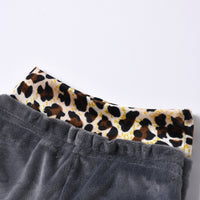 Load image into Gallery viewer, Infant Toddler Girl Leopard Patchwork Bell Bottom Wholesale 59224772
