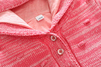 Load image into Gallery viewer, Infant Toddler Girl Pink Hoodie Knit Cardigan Wholesale 16945699

