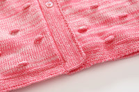 Load image into Gallery viewer, Infant Toddler Girl Pink Hoodie Knit Cardigan Wholesale 16945699
