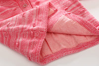 Load image into Gallery viewer, Infant Toddler Girl Pink Hoodie Knit Cardigan Wholesale 16945699
