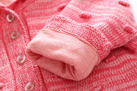 Load image into Gallery viewer, Infant Toddler Girl Pink Hoodie Knit Cardigan Wholesale 16945699
