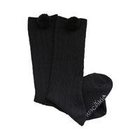 Load image into Gallery viewer, Infant Toddler Girl Pom Pom Decor High Top Socks Wholesale 36585846
