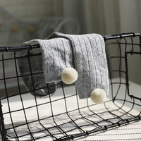 Load image into Gallery viewer, Infant Toddler Girl Pom Pom Decor High Top Socks Wholesale 36585846
