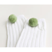 Load image into Gallery viewer, Infant Toddler Girl Pom Pom Decor High Top Socks Wholesale 36585846
