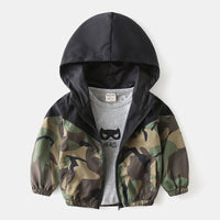 Load image into Gallery viewer, Kid Boy Camouflage Hooded Jacket Wholesale 22775387
