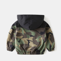 Load image into Gallery viewer, Kid Boy Camouflage Hooded Jacket Wholesale 22775387
