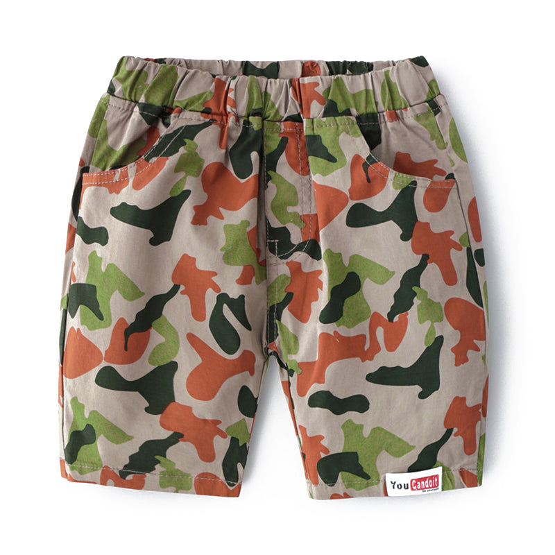 Kid Boy Camouflage Sport Shorts Wholesale 46153185