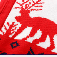 Load image into Gallery viewer, Kid Boy Christmas Deer Color Blocking Knit Cardigan Wholesale 48064975

