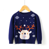 Load image into Gallery viewer, Kid Boys Letters Animals Car Crochet Print Christmas Sweaters Wholesale 33056097
