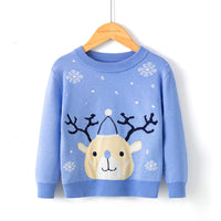 Load image into Gallery viewer, Kid Boys Letters Animals Car Crochet Print Christmas Sweaters Wholesale 33056097

