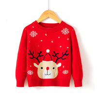 Load image into Gallery viewer, Kid Boys Letters Animals Car Crochet Print Christmas Sweaters Wholesale 33056097

