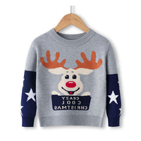 Load image into Gallery viewer, Kid Boys Letters Animals Car Crochet Print Christmas Sweaters Wholesale 33056097
