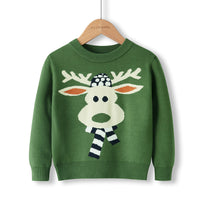 Load image into Gallery viewer, Kid Boys Letters Animals Car Crochet Print Christmas Sweaters Wholesale 33056097
