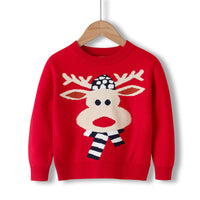 Load image into Gallery viewer, Kid Boys Letters Animals Car Crochet Print Christmas Sweaters Wholesale 33056097
