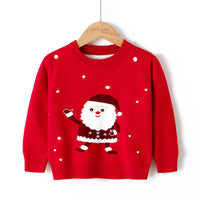 Load image into Gallery viewer, Kid Boys Letters Animals Car Crochet Print Christmas Sweaters Wholesale 33056097
