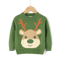Load image into Gallery viewer, Kid Unisex Letters Animals Car Crochet Print Christmas Sweaters Wholesale 65647653
