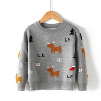 Load image into Gallery viewer, Kid Unisex Letters Animals Car Crochet Print Christmas Sweaters Wholesale 65647653
