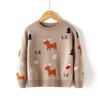 Load image into Gallery viewer, Kid Unisex Letters Animals Car Crochet Print Christmas Sweaters Wholesale 65647653
