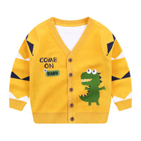 Load image into Gallery viewer, Kid Boy Come On Baby Dinosaur Knit Cardigan Wholesale 86925194
