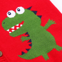 Load image into Gallery viewer, Kid Boy Come On Baby Dinosaur Knit Cardigan Wholesale 86925194
