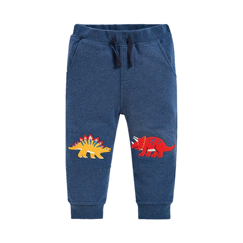 Baby Kid Boys Dinosaur Animals Embroidered Pants Wholesale 95867341