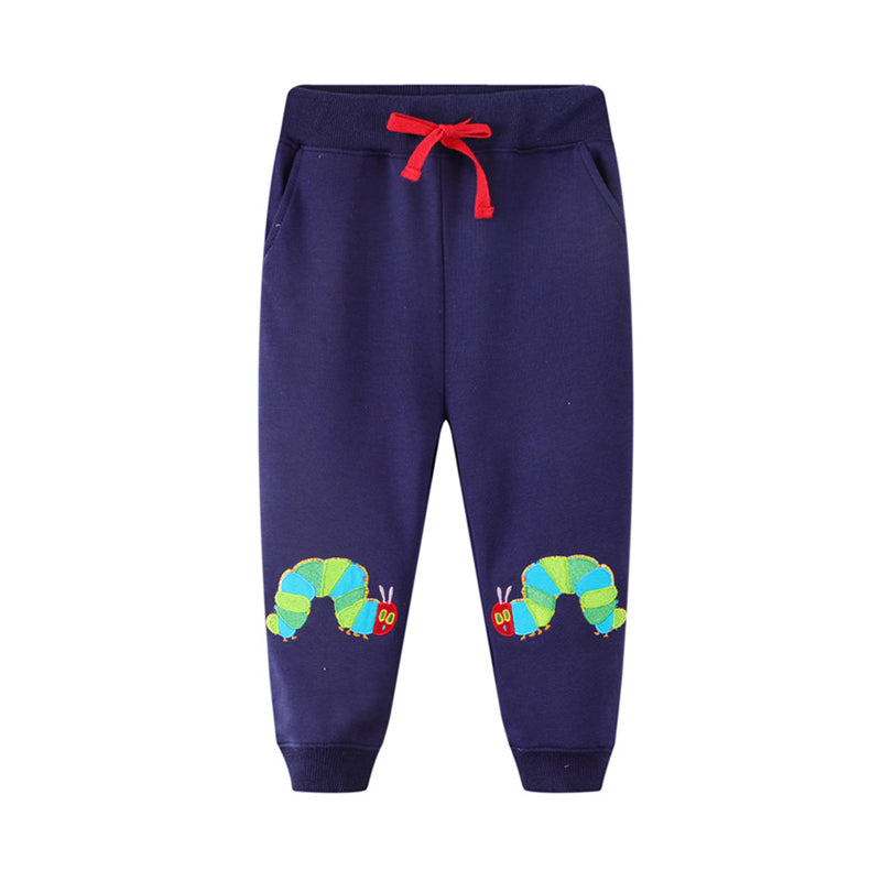Baby Kid Boys Animals Embroidered Pants Wholesale 43156622